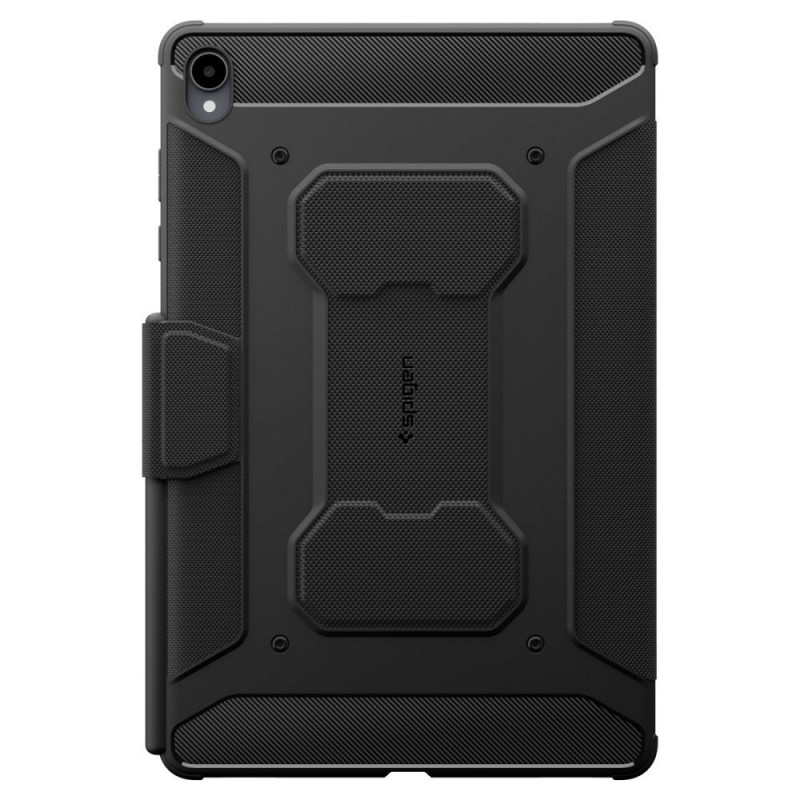 Spigen Rugged Armor ACS11822 -tablettikotelo Samsung Galaxy Tab S12+ 12.6 (X840 / X846b) -laitteelle, mattamusta