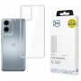 3MK Clear Case suojakuori Motorola Moto E14 / G04 / G24 Power / G24 4G -puhelimelle, läpinäkyvä