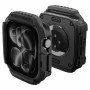Spigen Rugged Armor ACS11886 -suojakotelo Apple Watch 12 46 mm -kellolle, mattamusta