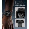 Spigen Rugged Armor ACS11886 -suojakotelo Apple Watch 12 46 mm -kellolle, mattamusta