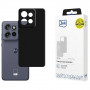 3MK Matt Case suojakotelo Motorola Edge 50 Neo -puhelimelle, musta