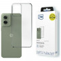 3mk Clear Case Motorola Moto G55 5G -älypuhelimen kuori, läpinäkyvä