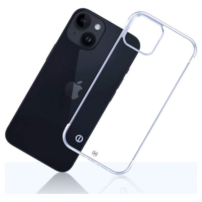 3mk Just20g Clear Case Apple iPhone 15 Plus -älypuhelinkotelo, läpinäkyvä