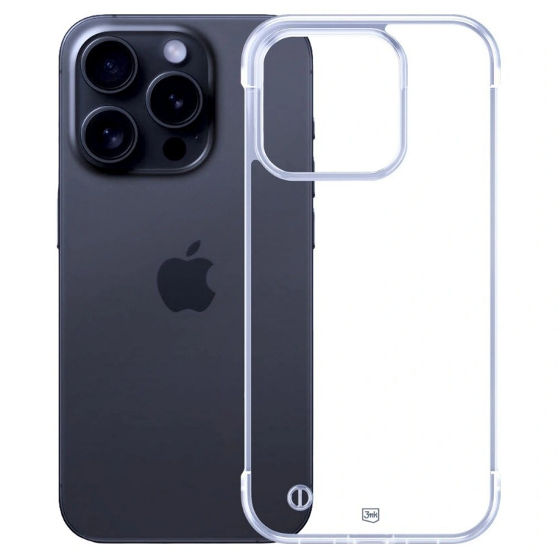 3mk Just20g Clear Case Apple iPhone 14 Pro Max älypuhelimen kuori, läpinäkyvä