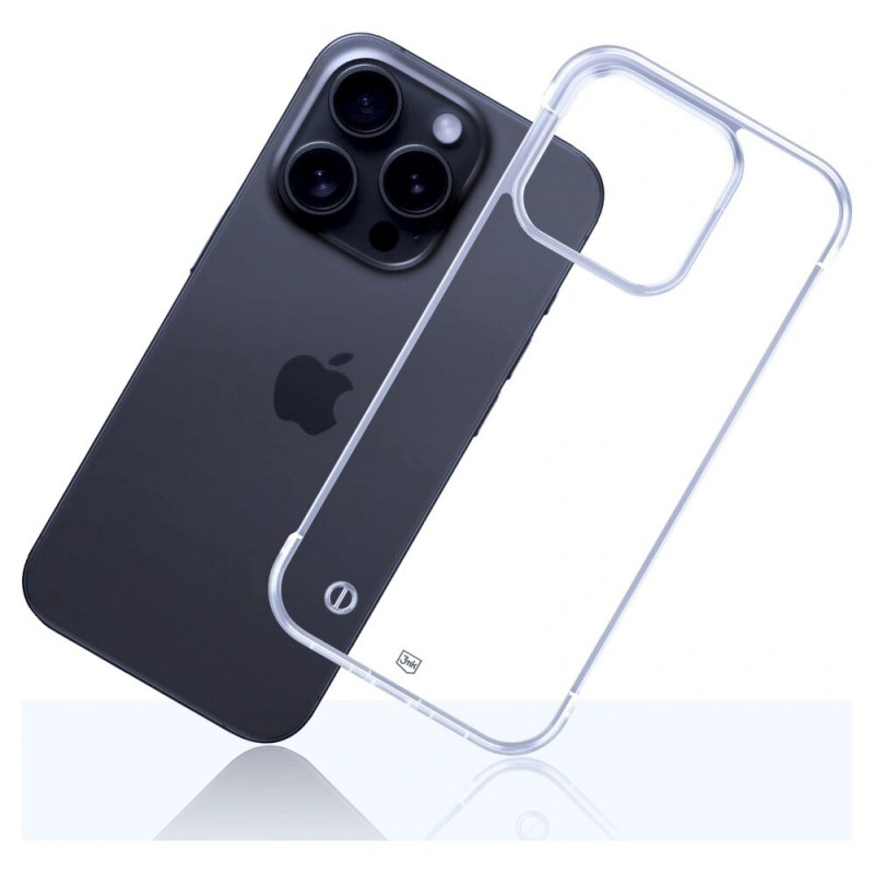 3mk Just20g Clear Case Apple iPhone 14 Pro Max älypuhelimen kuori, läpinäkyvä