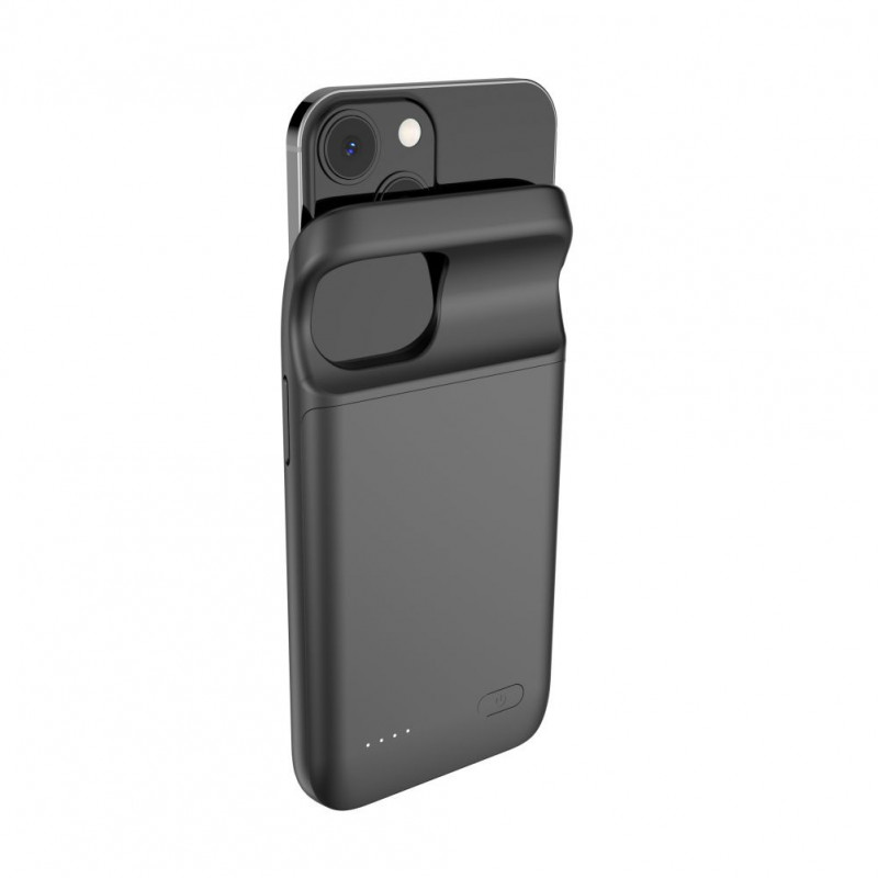 Tech-Protect PowerCase 4700 mAh akullinen kuori Apple iPhone 12 mini / 13 mini -puhelimelle, musta