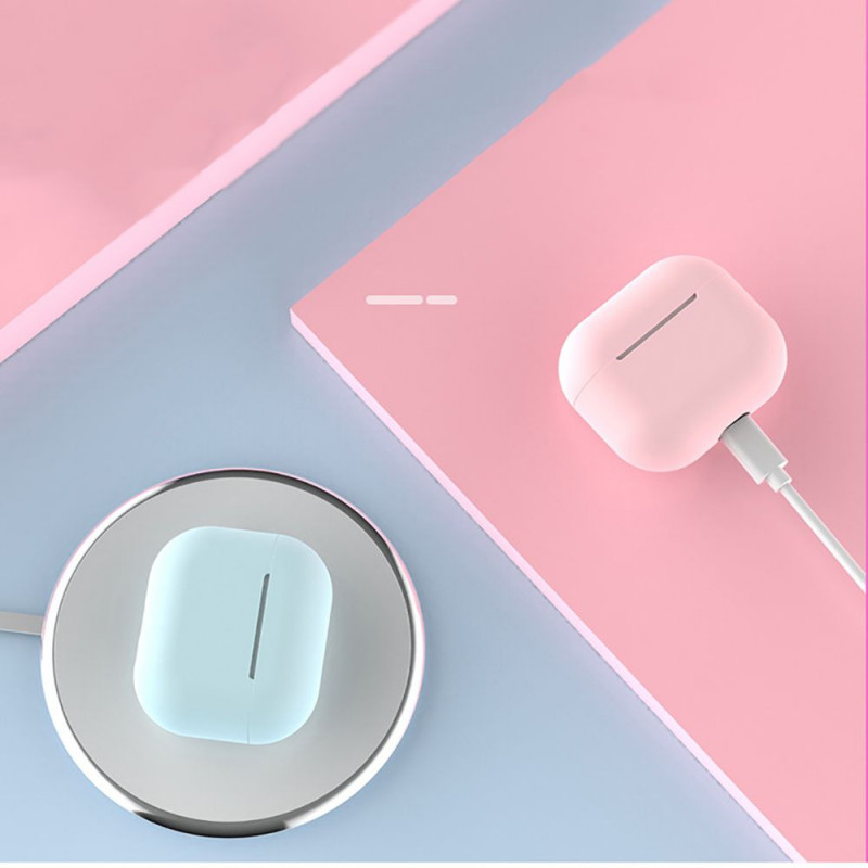 Tech-Protect Icon -kotelo Apple AirPods 3 -kuulokkeille, musta
