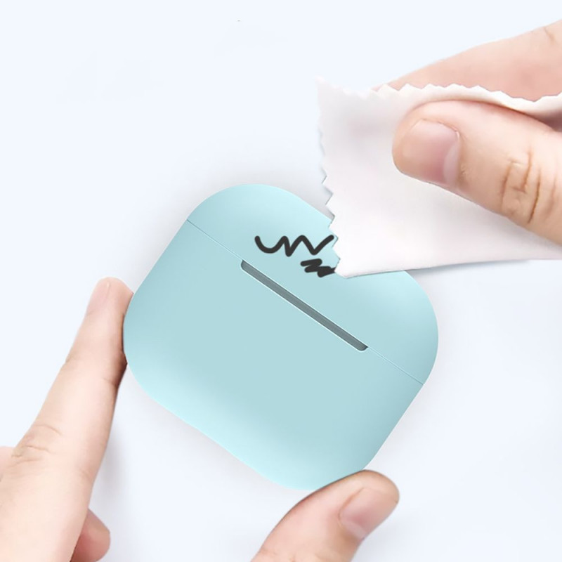 Tech-Protect Icon -kotelo Apple AirPods 3 -kuulokkeille, musta