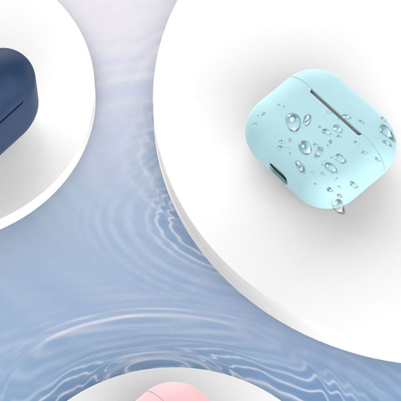 Tech-Protect Icon -kotelo Apple AirPods 3 -kuulokkeille, musta