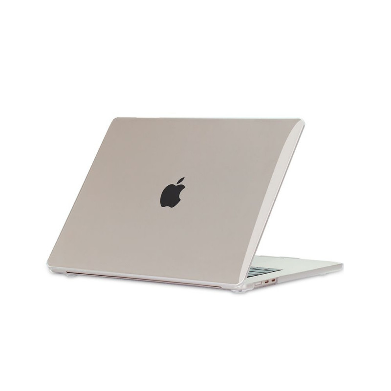Tech-Protect Smartshell -kotelo Apple MacBook Air 15 (2023) -tietokoneelle, kristallinkirkas
