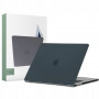 Tech-Protect Smartshell -kotelo Apple MacBook Air 15 (2023) -tietokoneelle, mattamusta