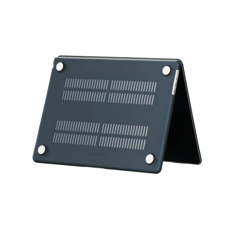 Tech-Protect Smartshell -kotelo Apple MacBook Air 15 (2023) -tietokoneelle, mattamusta