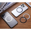 Tech-Protect MagMat MagSafe yleinen magneettirengas, musta & hopea (2 kpl)