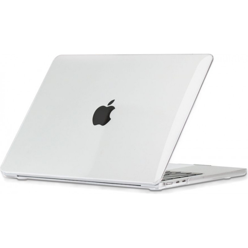 Tech-Protect SmartShell -kuori Apple MacBook Air 13 2022-2024 -malliin, kristallinkirkas