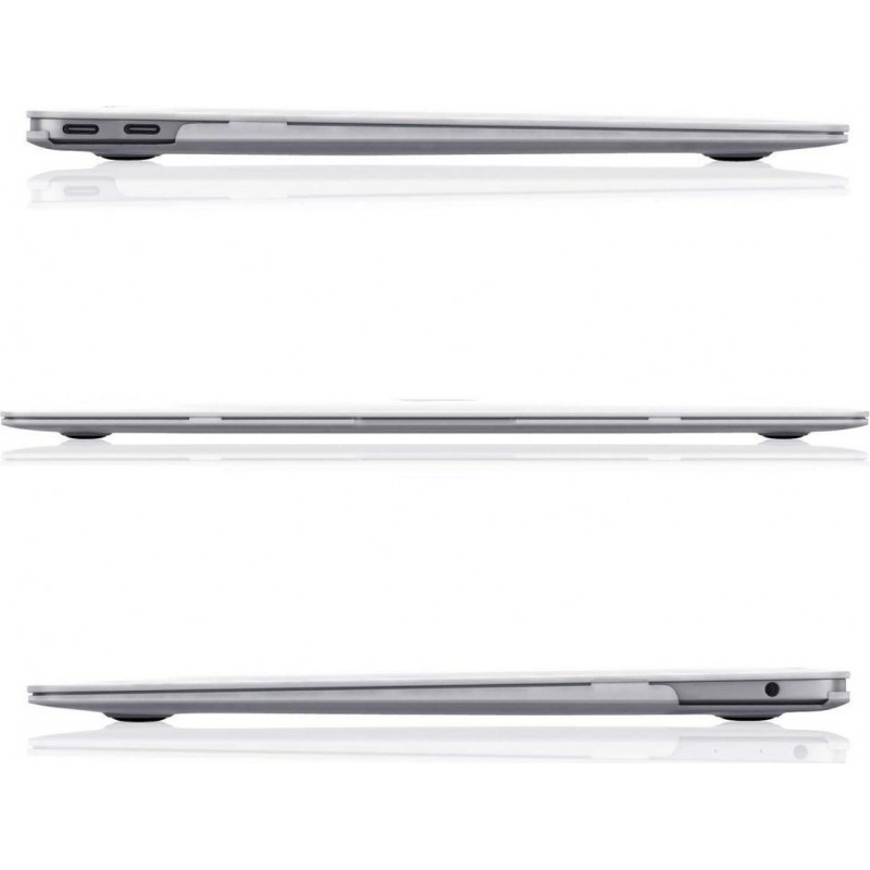 Tech-Protect SmartShell -kuori Apple MacBook Air 13 2022-2024 -malliin, kristallinkirkas