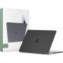 Tech-Protect SmartShell -kuori Apple MacBook Air 13 2022-2024 -mallille, mattamusta