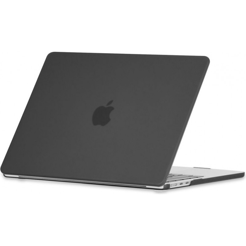 Tech-Protect SmartShell -kuori Apple MacBook Air 13 2022-2024 -mallille, mattamusta