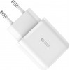 Tech-Protect C20W 2-porttinen seinälaturi, USB-C PD 20W ja USB-A QC 3.0, valkoinen