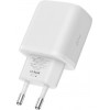 Tech-Protect C20W 2-porttinen seinälaturi, USB-C PD 20W ja USB-A QC 3.0, valkoinen