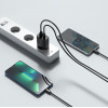 Tech-Protect C30W 2-porttinen seinälaturi, USB-C PD 30W ja USB-A QC 3.0, musta