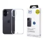 3mk Just20g Clear Case Apple iPhone 16 -älypuhelinkotelo, läpinäkyvä