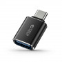 Tech-Protect UltraBoost USB-C / USB-A OTG -sovitin, musta