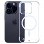 3mk Just20g MagCase Apple iPhone 15 Pro -älypuhelinkotelo, läpinäkyvä