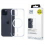 3mk Just20g MagCase Apple iPhone 15 Plus -älypuhelinkotelo, läpinäkyvä