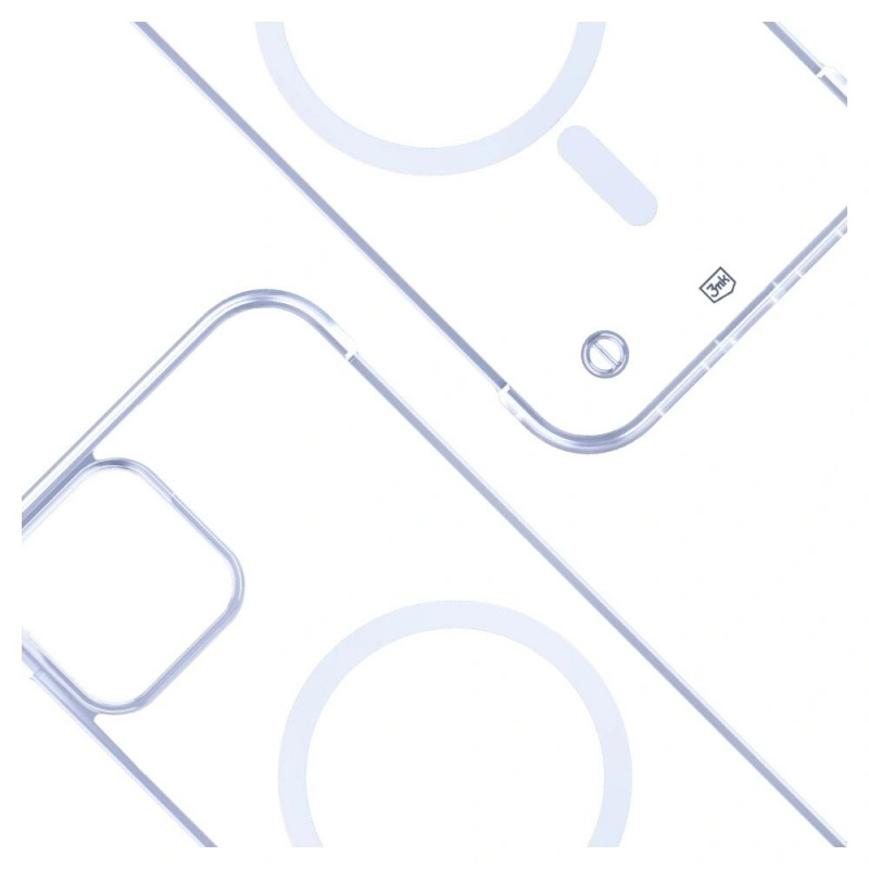 3mk Just20g MagCase Apple iPhone 15 Plus -älypuhelinkotelo, läpinäkyvä
