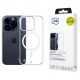 3mk Just20g MagCase Apple iPhone 15 Pro Max -älypuhelinkotelo, läpinäkyvä