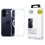 3mk Just20g MagCase Apple iPhone 16 Plus -älypuhelinkotelo, läpinäkyvä