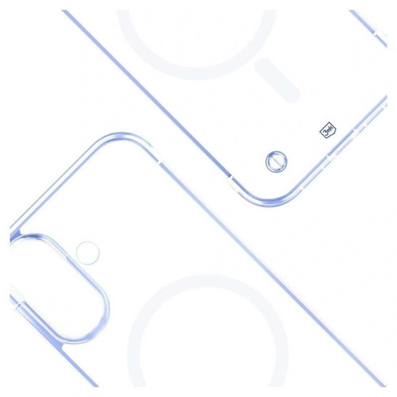 3mk Just20g MagCase Apple iPhone 16 Plus -älypuhelinkotelo, läpinäkyvä