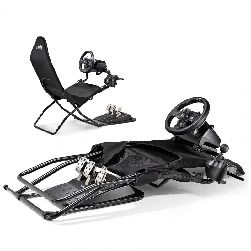 Next Level Racing GTLite Air taitettava cockpit, SIMAERO-verkko, musta