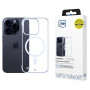 3mk Just20g MagCase Apple iPhone 16 Pro Max -älypuhelinkotelo, läpinäkyvä