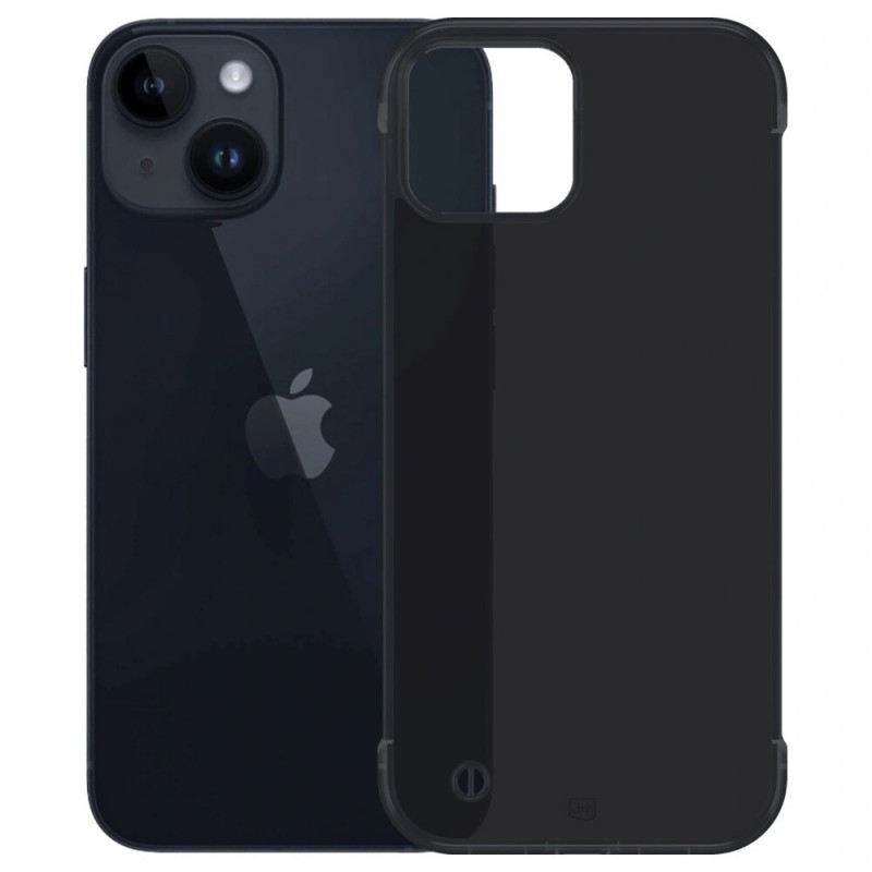3mk Just20g Matt Case Apple iPhone 15 Plus -älypuhelinkotelo, mattamusta