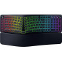 Razer Pro Type Ergo langaton ergonominen näppäimistö, jaettu asettelu, Bluetooth, USB-C, 5 makronäppäintä, RGB