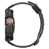 Spigen Rugged Armor Pro -ranneke ja kotelo Apple Watch Ultra 1 / 2 / 3 49 mm:lle, musta