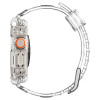 Spigen Rugged Armor Pro -ranneke ja kotelo Apple Watch Ultra 49 mm:lle, kristallinkirkas
