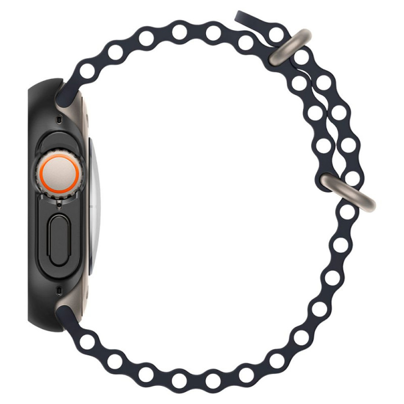 Spigen Thin Fit -suojakotelo Apple Watch Ultra 1 / 2 / 3 49 mm:lle, musta