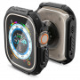 Spigen Tough Armor -suojakotelo Apple Watch Ultra 49 mm:lle, musta