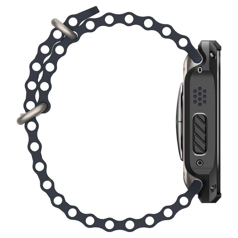 Spigen Tough Armor -suojakotelo Apple Watch Ultra 49 mm:lle, musta