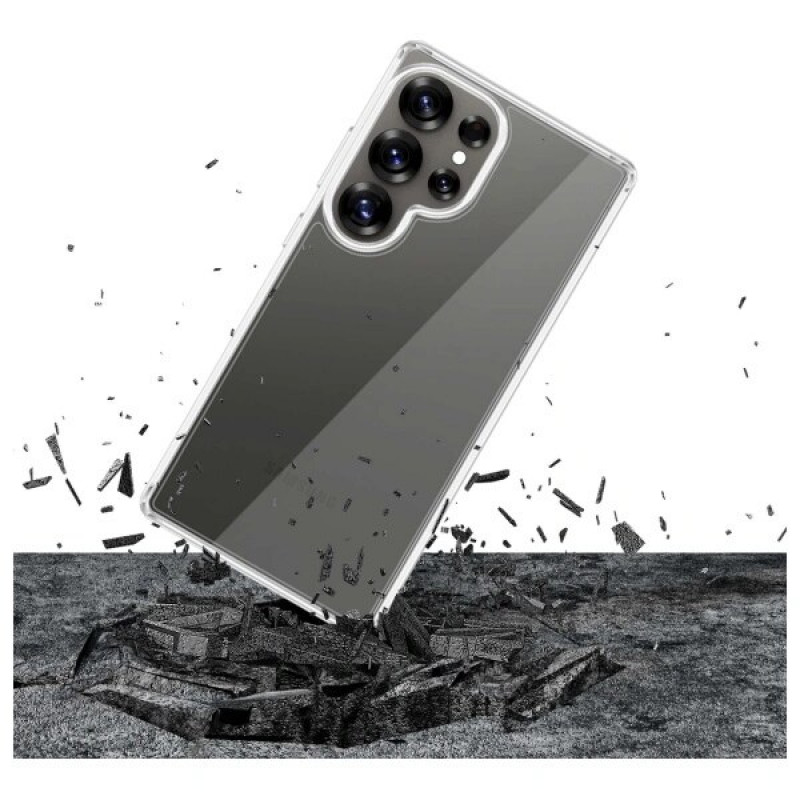 3MK Armor Case suojakotelo Samsung Galaxy S25 Ultra -puhelimelle, läpinäkyvä, polykarbonaatti