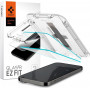 Spigen GLAS.tR EZ Fit karkaistu lasi Apple iPhone 14 Pro -puhelimeen, kirkas (2 kpl)