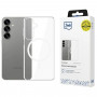 3MK Clear MagCase suojakotelo Samsung Galaxy S25+:lle, MagSafe, läpinäkyvä