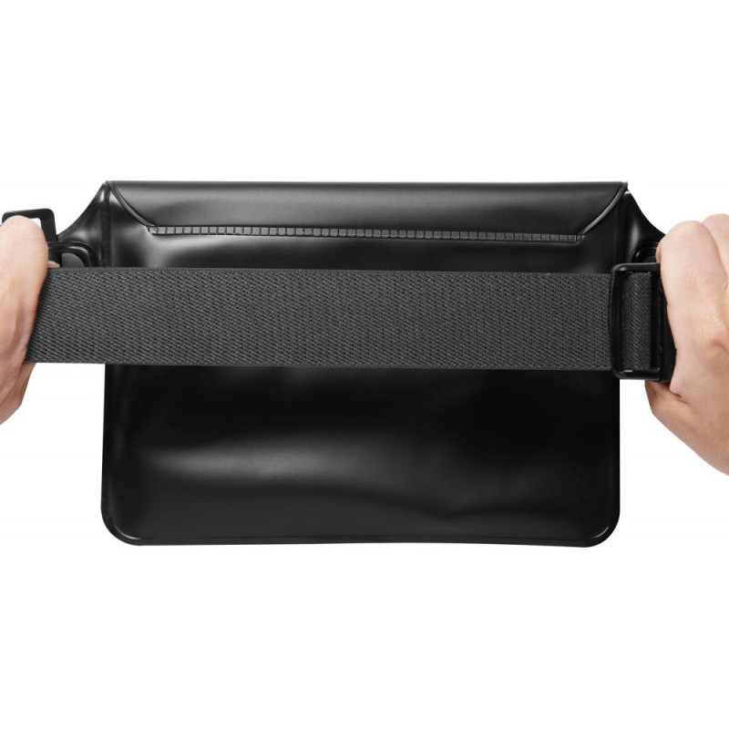 Spigen Aqua Shield A620 yleiskäyttöinen vedenpitävä vyölaukku IPX8, musta