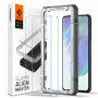 Spigen AlignMaster GLAS.tR karkaistu lasi Samsung Galaxy S21 FE -puhelimelle (2 kpl)