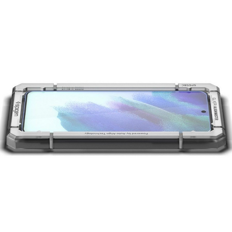 Spigen AlignMaster GLAS.tR karkaistu lasi Samsung Galaxy S21 FE -puhelimelle (2 kpl)