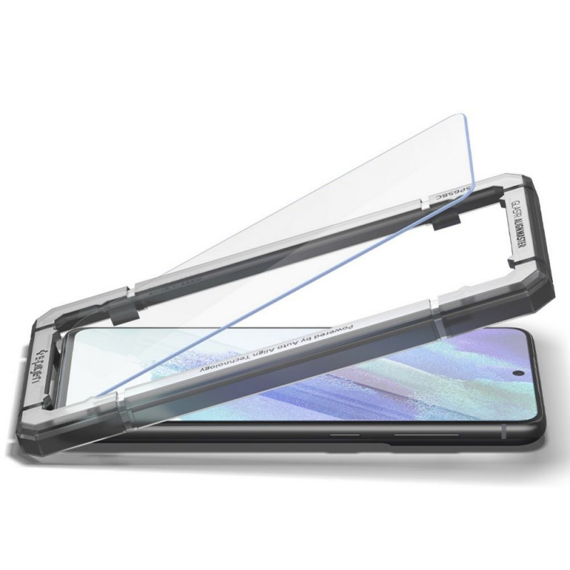 Spigen AlignMaster GLAS.tR karkaistu lasi Samsung Galaxy S21 FE -puhelimelle (2 kpl)