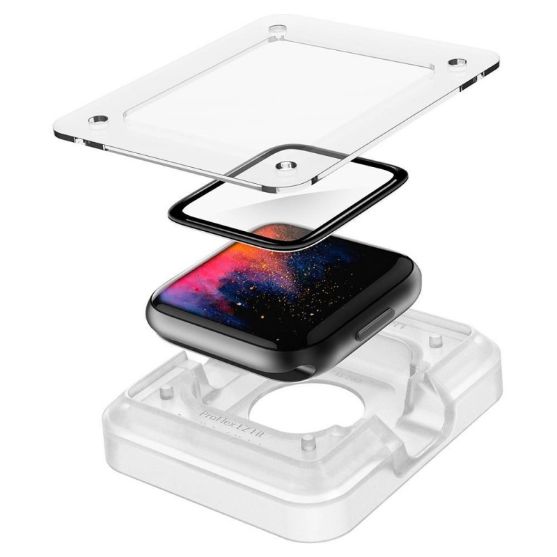 Spigen ProFlex EZ Fit AFL01220 hybridilasisuojus Apple Watch 4/5/6/7/8/9/SE 44/45 mm -kelloille
