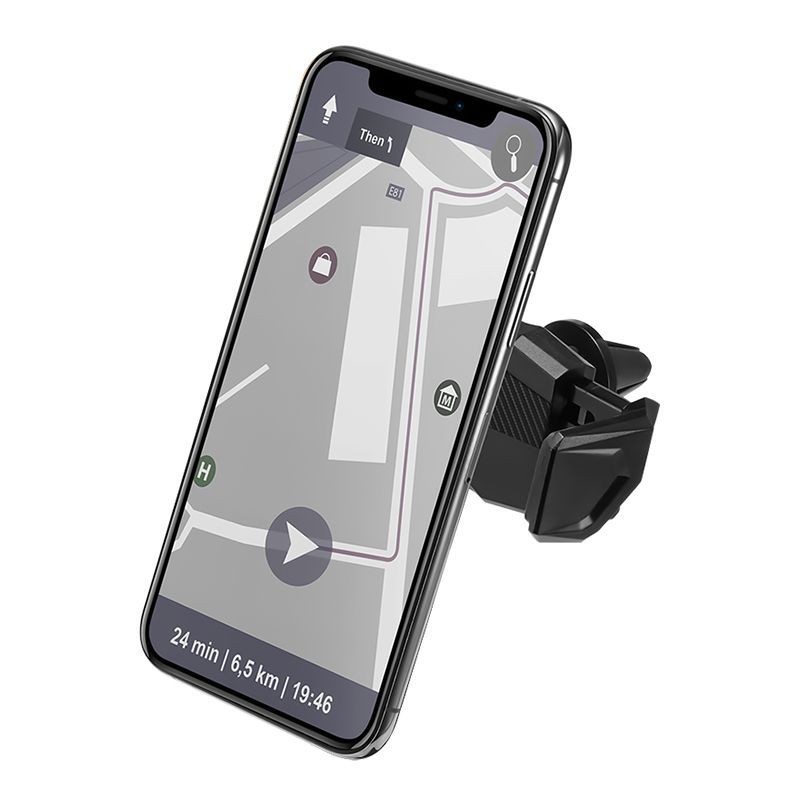 Spigen Click.r 000CP26265 auton ilmanvaihtosäleikön puhelinpidike, musta